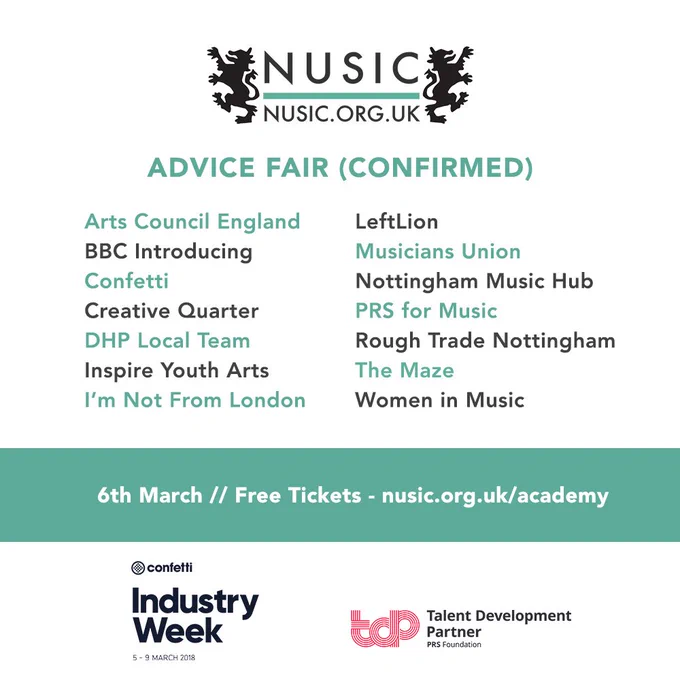 Image from NUSIC NewNottsMusic (@FeelTheNusic)