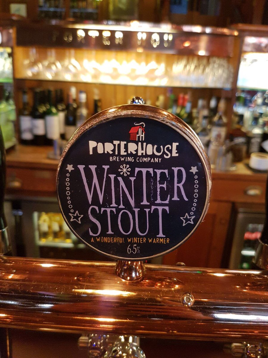 Yep it’s definitely a day for a Winter Stout ❄️👀😅 #PorterhouseBrewCo <a href="/GrandCruBeers/">Grand Cru Beers</a> <a href="/phbrew/">Porterhouse Brew Co.</a>