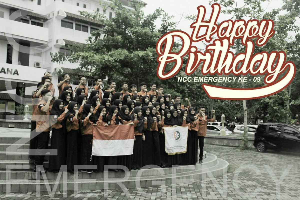Selamat ulang tahun NCC Emergency yang ke-09, semoga semakin berprestasi, bermanfaat, dan berkualitas. Dan selamat tumbuh untuk kita semua. #NccSalamEmergency