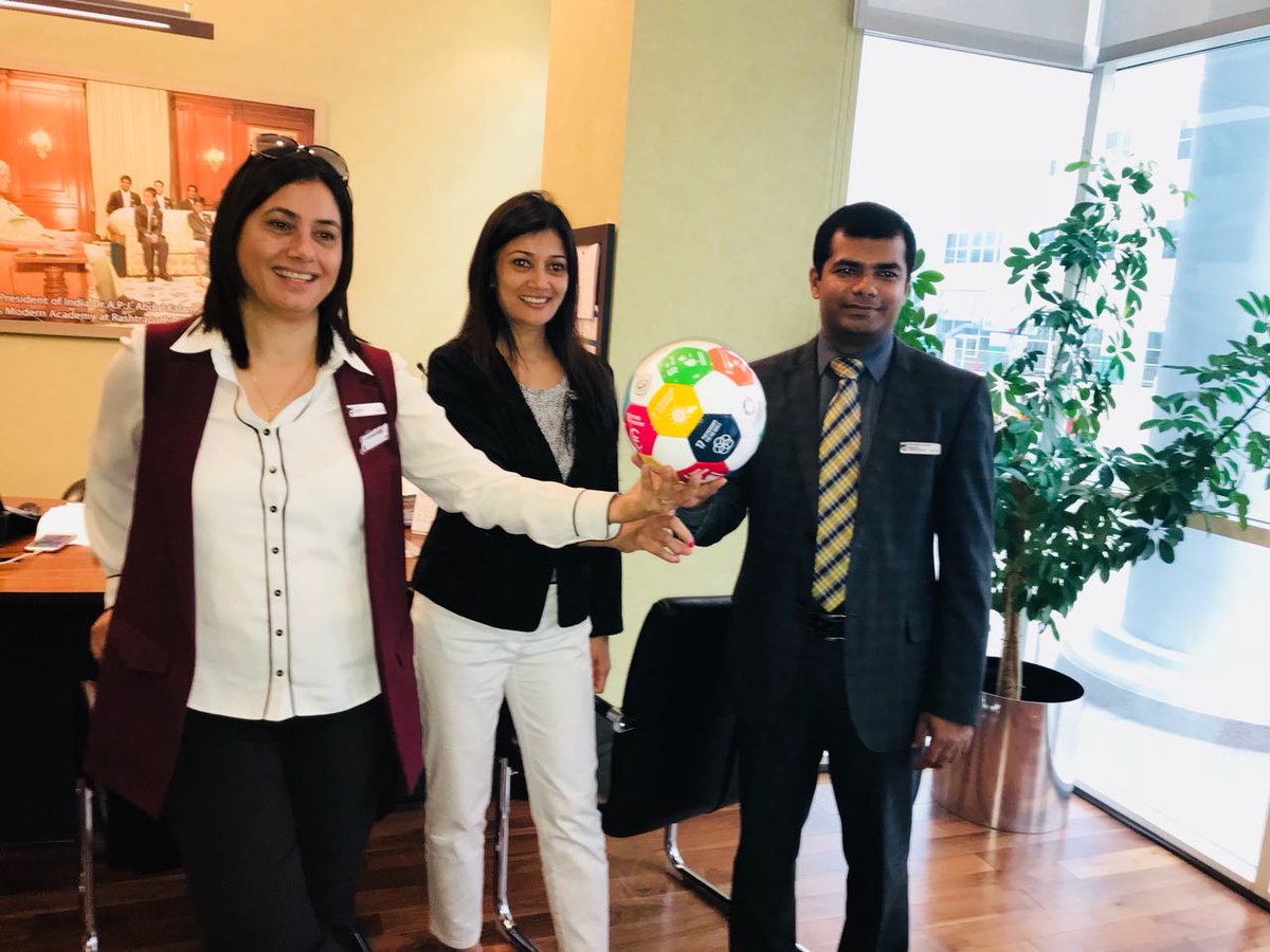 GarethAndrade's tweet photo. Congratulations @KNargish for being the First recipient of @GEMS_ME Exceptional Head of School Award. You rightly deserve the official @ggwcup Ball. @SustainableDXB @majkengilmartin @SwatiVats03 @trup_dave @shilpabiyyala @Simkapoor20 @vaishvi1 @soni0925 @DxbModern #olympicsmuseum https://t.co/bYkoyP3cvf