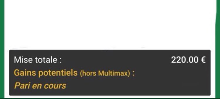 MaitreRimkaa's tweet image. Partis avec 100€ voilà le PALIER numéro 3 de ma montante, 220€ de mise !!

80 RT et je vous le poste !!