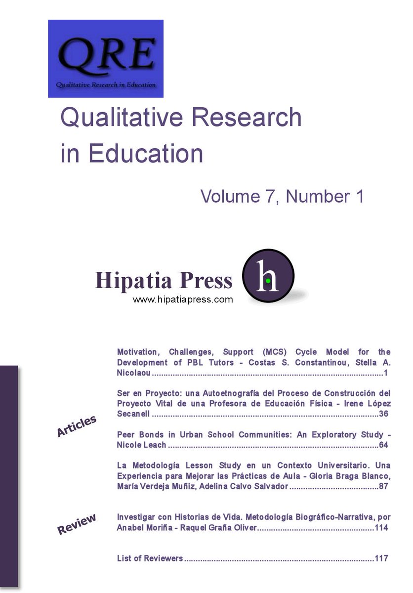 New Issue
Vol. 7, No. 1 (2018): February

hipatiapress.com/hpjournals/ind…