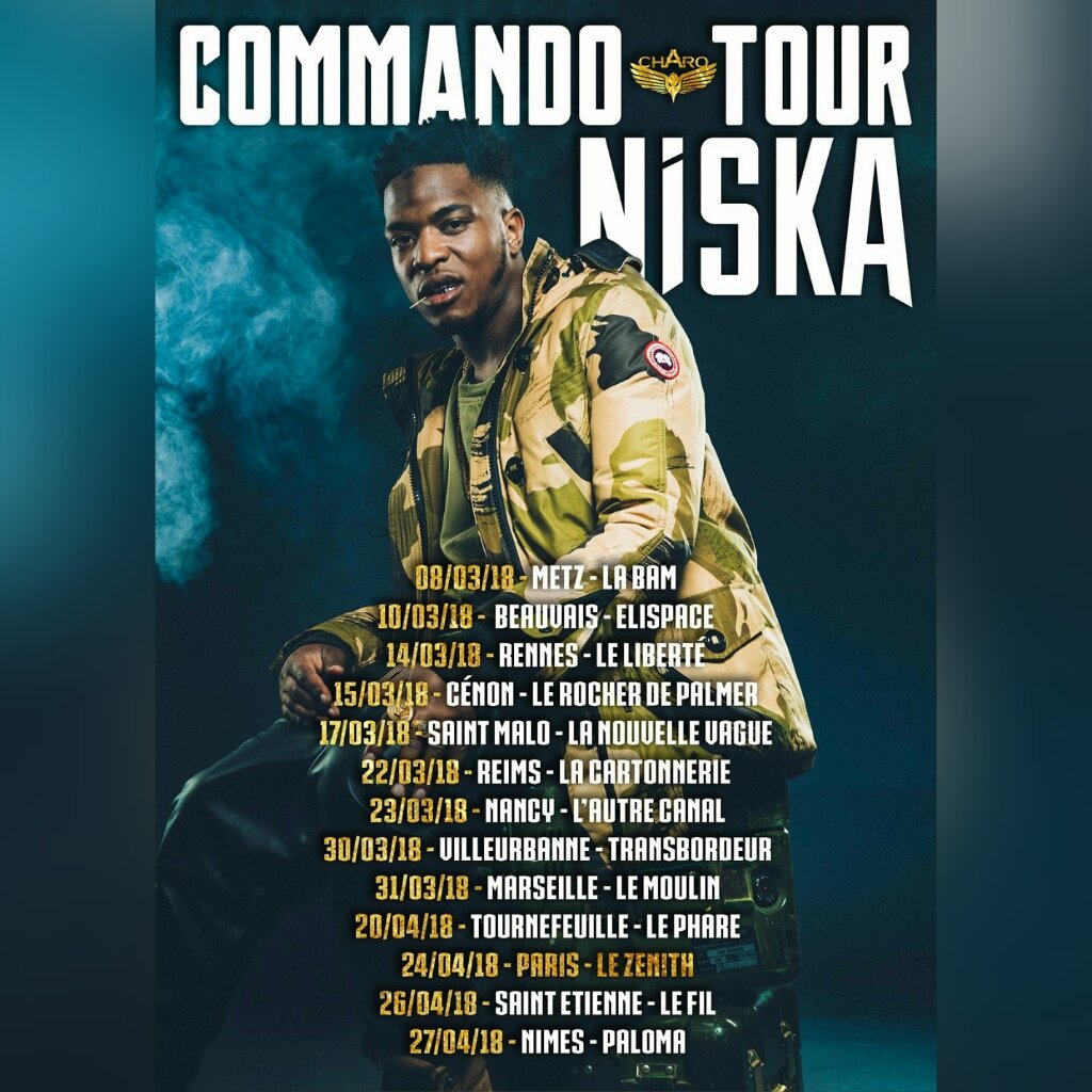 nougaytv's tweet photo. #RDV #Concert @Niska_Officiel #Sam20Avril @LePhareBAM #Toulouse #Niska #CommadoTour #LePhare @NiskaLaTeam https://t.co/qaK4jIh0TO