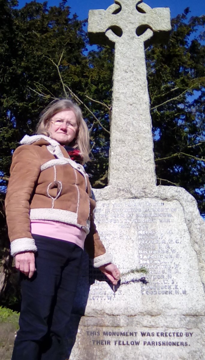 KentWW1's tweet photo. Walkers at #Tenterden #walk100 event took the dog to learn more about #WW1 history in the area and enthusiastic #Harbledown walkers took part on a sunny day. https://t.co/VJ9GDX9vQK