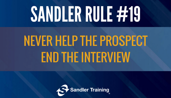 Sandler_FL_McM's tweet photo. Have you ever simply fled the scene of a meeting gone wrong?
•Don’t fold up your tent just yet.
•Ask what you’ve said or done that was a problem.
•Let the prospect “dump.”
Find out what’s really going on.
#SandlerRule #Prospecting #Interview https://t.co/mrPCFp9UMD