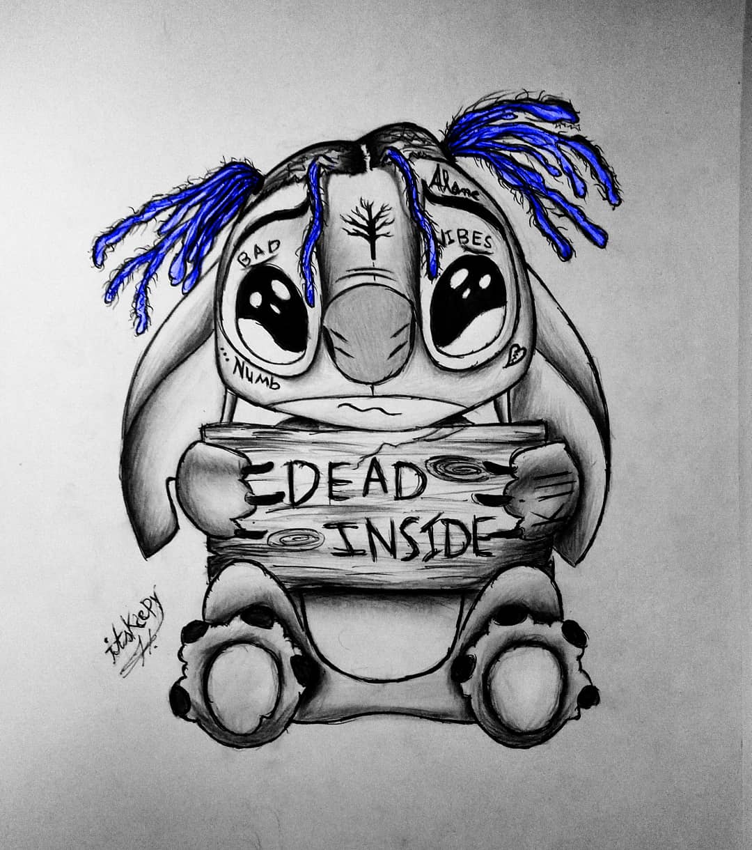 XXXTENTACION С рюкзаком Стич