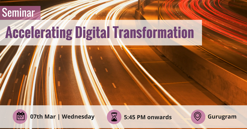EDSTechnologies's tweet photo. Registrations open for our #Seminar on "Accelerating Digital Transformation", on  7th March 2018, at Lemon Tree Premier, #Gurugram 
Click here to know more https://t.co/JFkZ307nLz . @EDSTechnologies @SAPInMemory @SAPIndia https://t.co/EQFxTWFHaP
