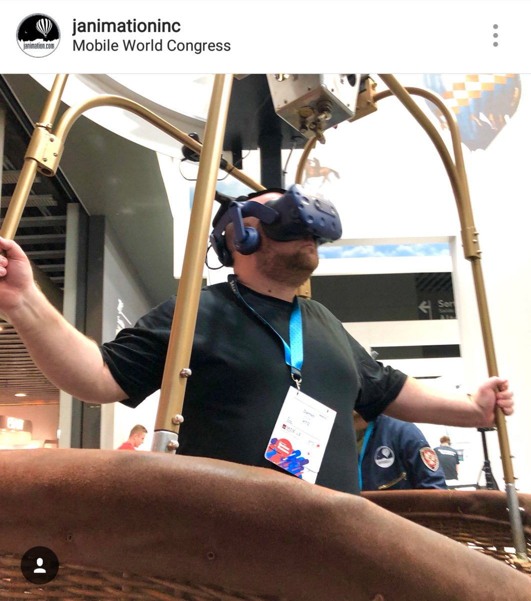 drrnmllr's tweet photo. Big ♥️ to @janimationinc at #MWC18 @htc @htcvive https://t.co/h31JCpnW3l