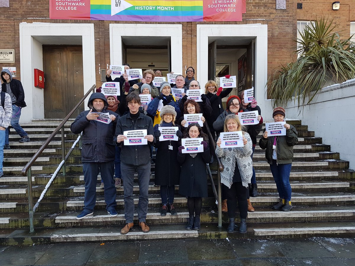 Solidarity to all in FE and HE from our members! #ussstrike #festrike @ucu @GoldsmithsUCU
