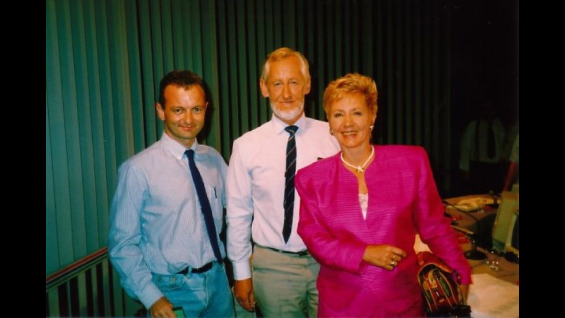 AntonyGreenElec's tweet image. My first Tasmanian election in 1992 with Dean Jaensch and Judy Tierney. I look so young and dark haired! #tasvotes2018
