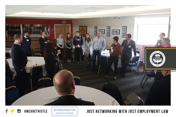 PartickThistle's tweet photo. The snow may be causing havoc today but it didn't stop @JEmploymentLaw hosting the latest of their #JustNetworking events at the stadium yesterday. Thanks to everyone who came along. https://t.co/0qzABnXv9Q