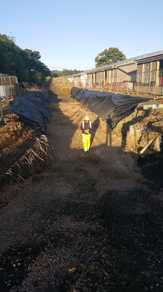 HewitechUK's tweet photo. Here we have the largest tank of the 2 Attenuation Tanks we installed in Totnes school measuring 60m x 4.2m x 1.2m with effective storage of 287.28m3.
Took the team 3 days to complete. https://t.co/7EdSow8YBm