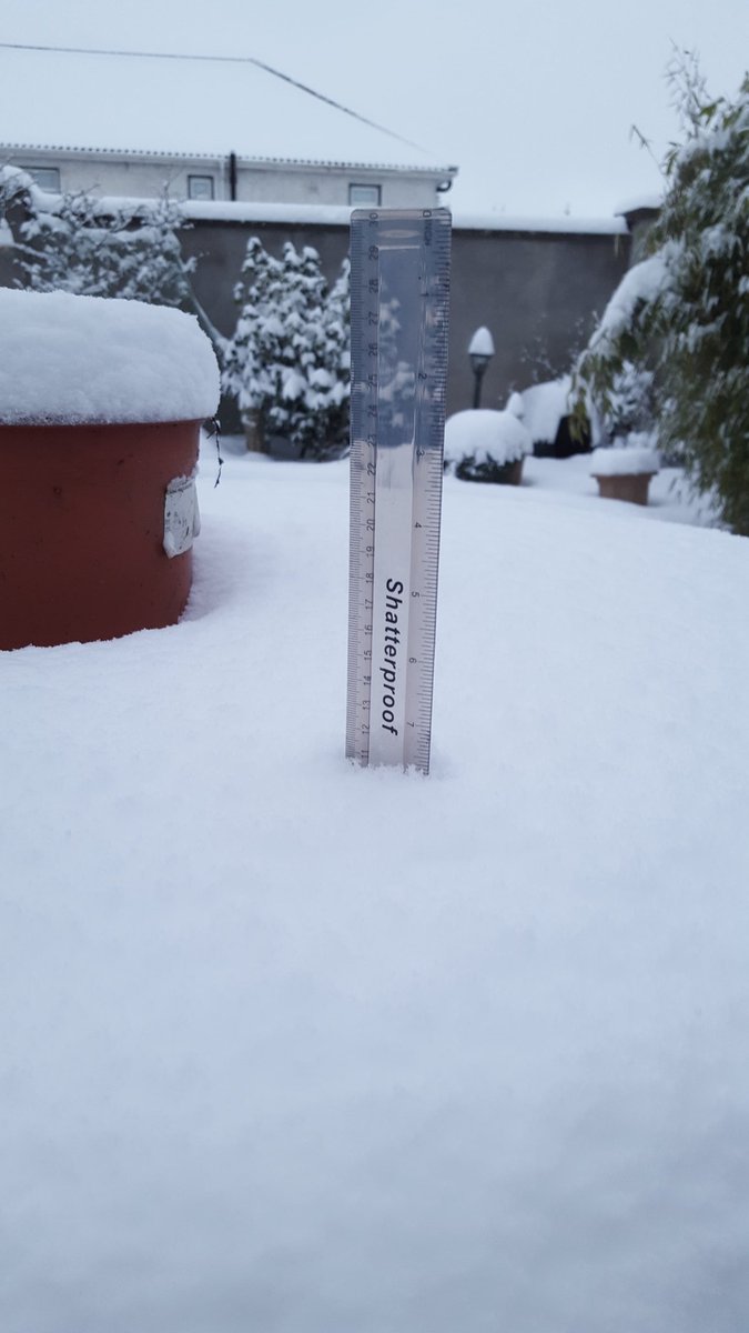 handyweb_ie's tweet photo. Weather update using high tech meteorological instrumentation 11cm snow overnight in Mullingar #beastfromtheeast #thejournal #mullingar #lovemullingar #westmeath https://t.co/7dLb2QLL9w
