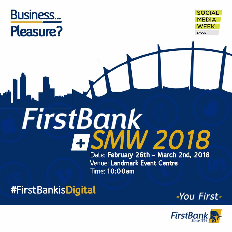 maziibe_'s tweet photo. Don’t forget to Join @FirstBankngr at the Firstbank White Lounge to interact with them whilst hoping to win gifts too.

Expo: There’s an iPhone X up for grabs today. 🏃🏽 

#FirstBankisDigital #FirstBankSMW #SMWLagos #SMWLagos2018 https://t.co/iI3mTDqkGX