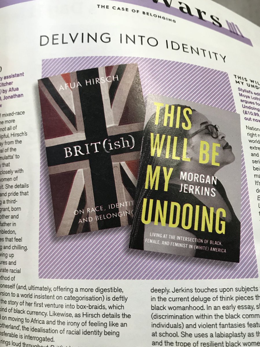 Rae_Lewi's tweet photo. When the boy face has already bought you a book, you’ve just started reading and stylist recommend it 😁 can’t wait to see Afua Hirsch and Gary Younge on the 15th! 👍🏽 https://t.co/5q3FIGaXMY