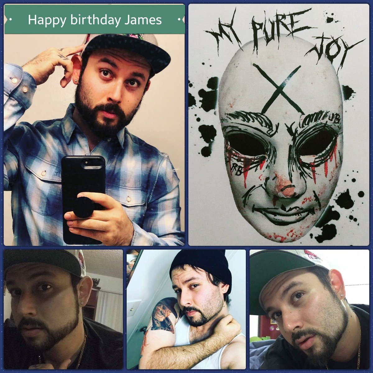 PollyJBL's tweet photo. Happy birthday @JamesCullenB #director #producer #filmaker #writer #actor #mypurejoy #Bethany#HateCrime #131313 #bloodlakeattackofthekillerlampreys #cargo#limelight #Legend, have a great day XxxxxxX ❤️❤️❤️❤️ https://t.co/7Ecfc3vR2t