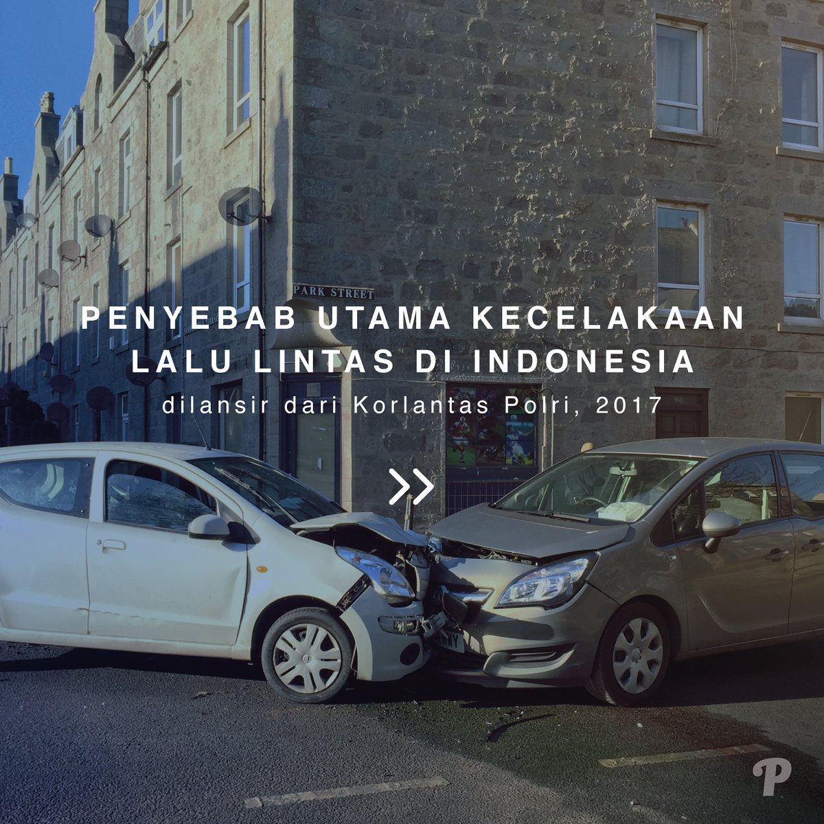premyid's tweet photo. Menurut Korlantas Polri, berikut adalah penyebab-penyebab utama terjadinya kecelakaan lalu lintas di Indonesia. #SelamatdiJalan https://t.co/sQirZtSM1o