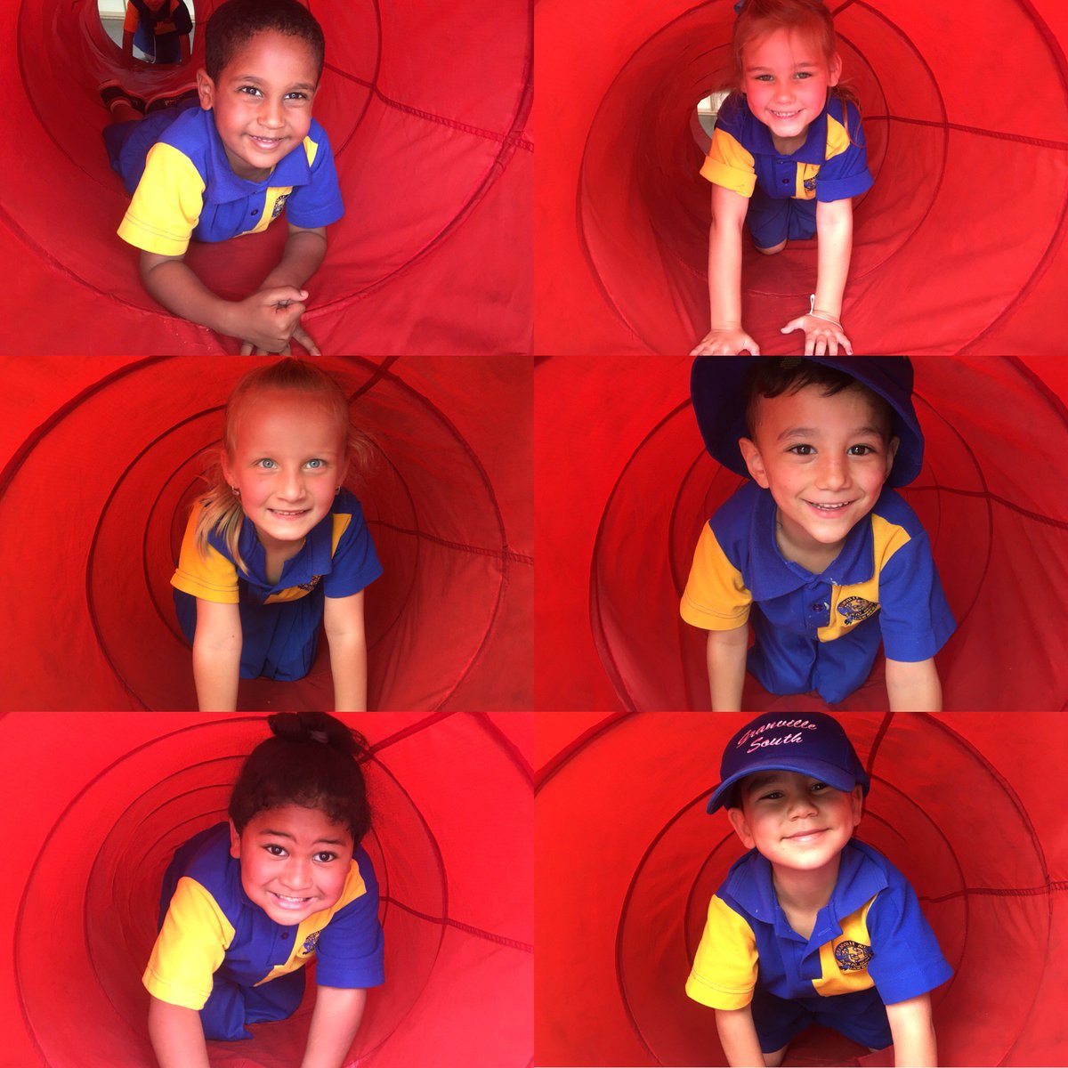 MissFisk2's tweet photo. What do ES1 students @GSPS1889 love most about our obstacle course? The tunnel of course! During term 1 our kindergarten students have challenged and developed their gross motor skills through a range of activities to promote balance and coordination. https://t.co/U7wuXbzz6K