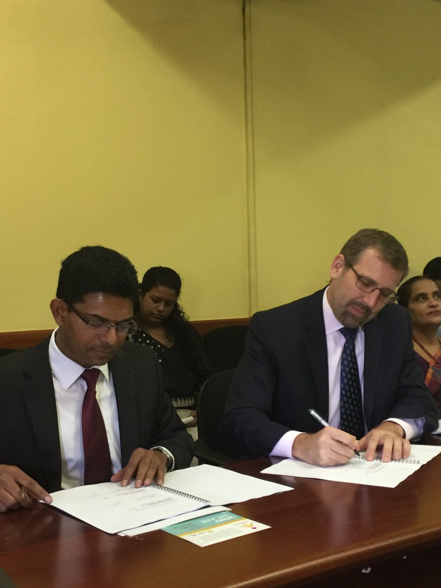 HiltyBob's tweet photo. Glad to join launch of #YouLead public private partnership with @MicrosoftSL and Minister Chandima Weerakkody; @USAID project to help #SriLanka youth gain skills needed for employment. #USASL70 #wheredoyouwanttogotoday https://t.co/7Kd0Ak5eB6