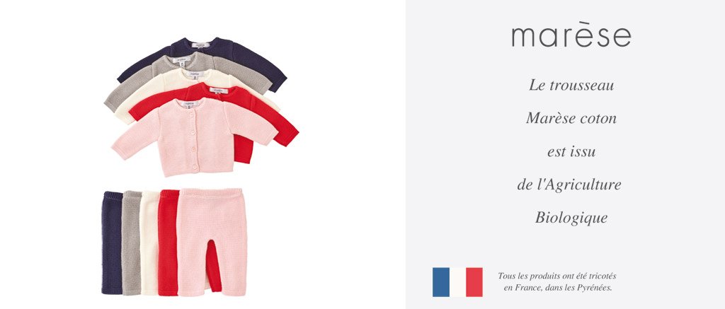 boutique_marese's tweet photo. [NOUVEAUTÉS] Layette mixte à découvrir en boutique et sur notre site. Tricotée en France 🇫🇷 &amp; coton issu de l'agriculture bio 😍 ►https://t.co/Szi3pFUrZy
#marese18 #tricot #cotonbio #cadeaunaissance #layette #modebebe https://t.co/Axpm8SFlpQ