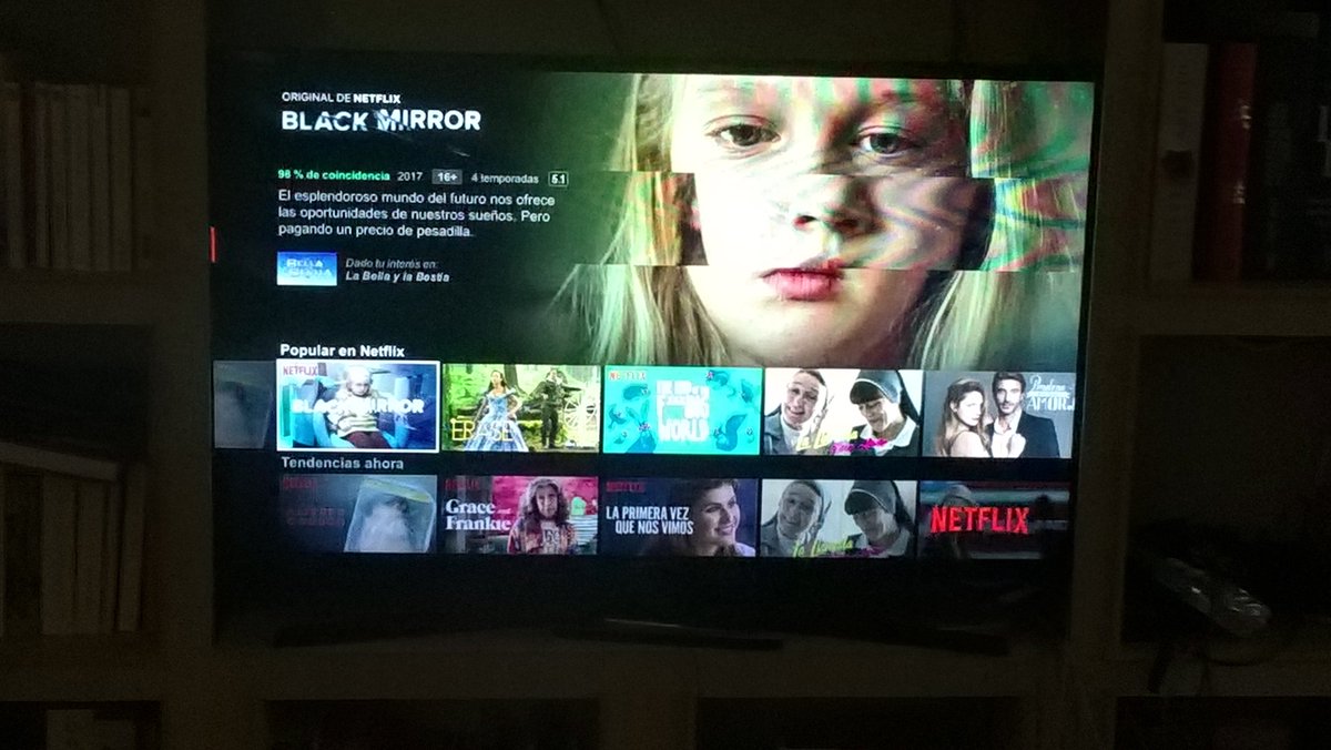 AureliePols's tweet image. Artificial stupidity @netflix : recommending Blackmirror &apos;cause I watched Beauty &amp;amp; the Beast with my daughter?