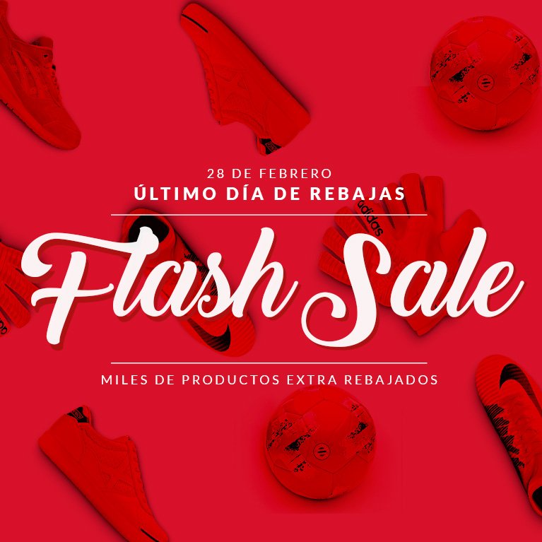 FutbolEmotionFS's tweet photo. ⚠️⚠️SOLO HOY, DESCUENTOS EN MILES DE PRODUCTOS⚠️⚠️
--
Aprovecha los descuentos del FLASH SALE para cambiarte de zapatillas, botas o guantes.
--
Solo en la web de #FutbolEmotion👉https://t.co/MpJfRjsj8O https://t.co/hhfTFyEHGu