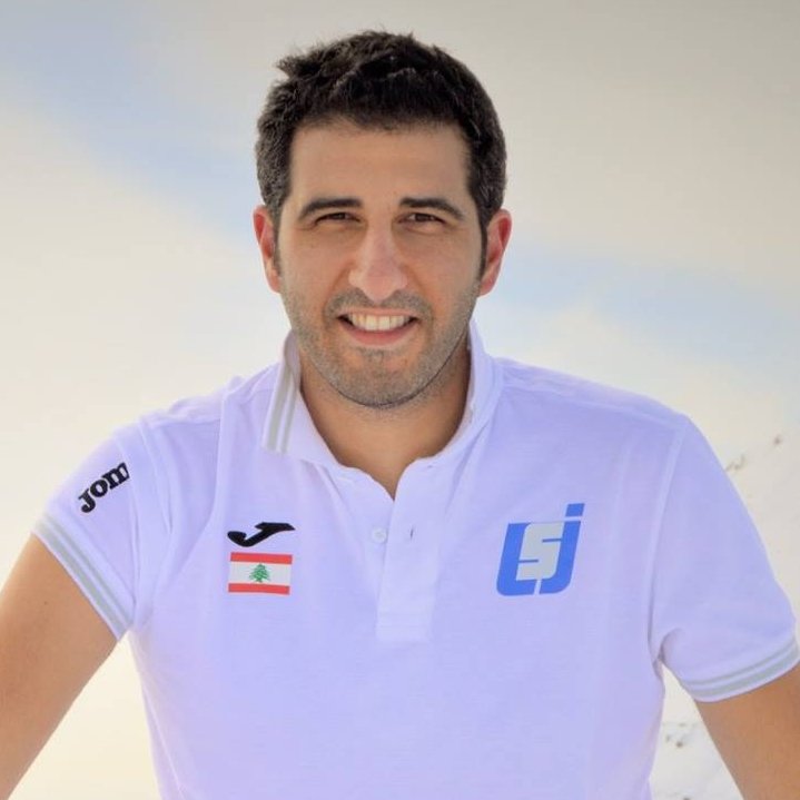 USJFutsalClub's tweet photo. The new Coach of Lebanon Women's Futsal National team @MarounElKhoury "... I will work to elevate the rank of Lebanon's Women's Futsal in Asia, guide the team towards a better future after 6 years of absence, and show the world the best image of Lebanon's Women's Sport..." https://t.co/LZlZHr0ciK