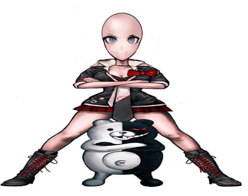 Laughing At Bald Danganronpa Characters - Prbw1 Wallpaper