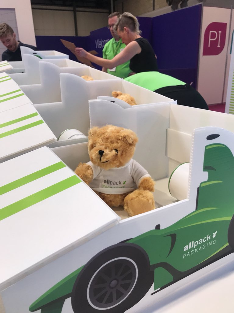 abetterpackage's tweet photo. Loading up our cars ready for the packstop challenge. Come by stand L49 and join the fun!

#PIUK #allpack #allpackpackaging #allpackteddy #packaginginnovations #easyfairs https://t.co/JGzVUygODF