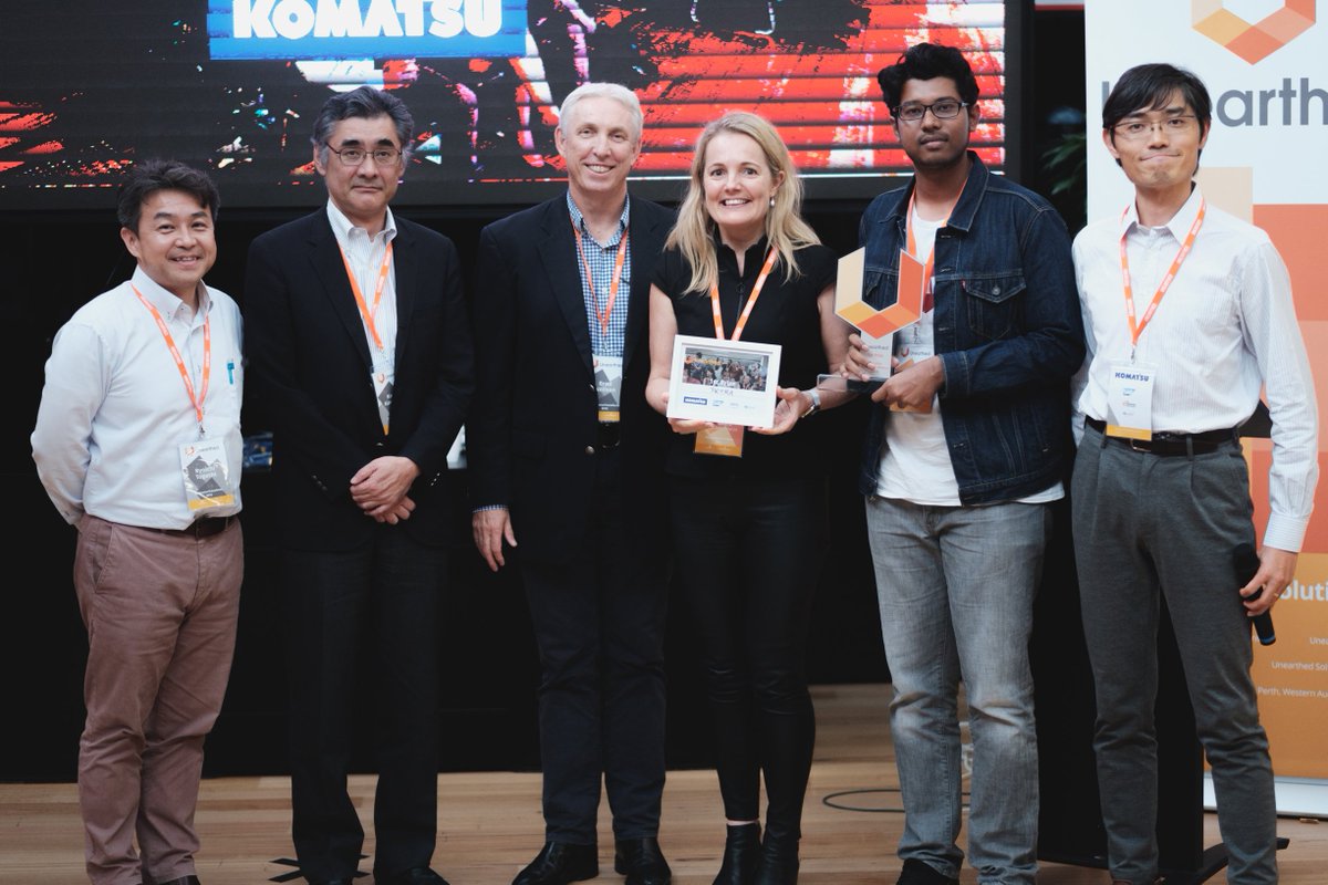 Unearthed_S's tweet photo. What a weekend we had at #KomatsuTransform #Mining! Miss out on taking part? Never fear, you can experience the excitement via the photos: https://t.co/X1MR5Y27bU &amp; opening night video on Facebook: https://t.co/GonrY2TOzP Thanks to the #startups, supporters, #mentors &amp; judges! https://t.co/Di4kJRPU0k