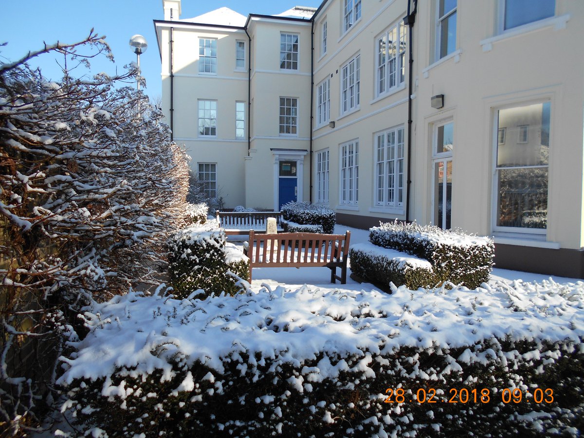 HR_Greenwich's tweet photo. Beast from the East returned in the night. Southwood Site looking amazing today! #walkedtowork #snowmagedden https://t.co/nQ3tRqyJfS