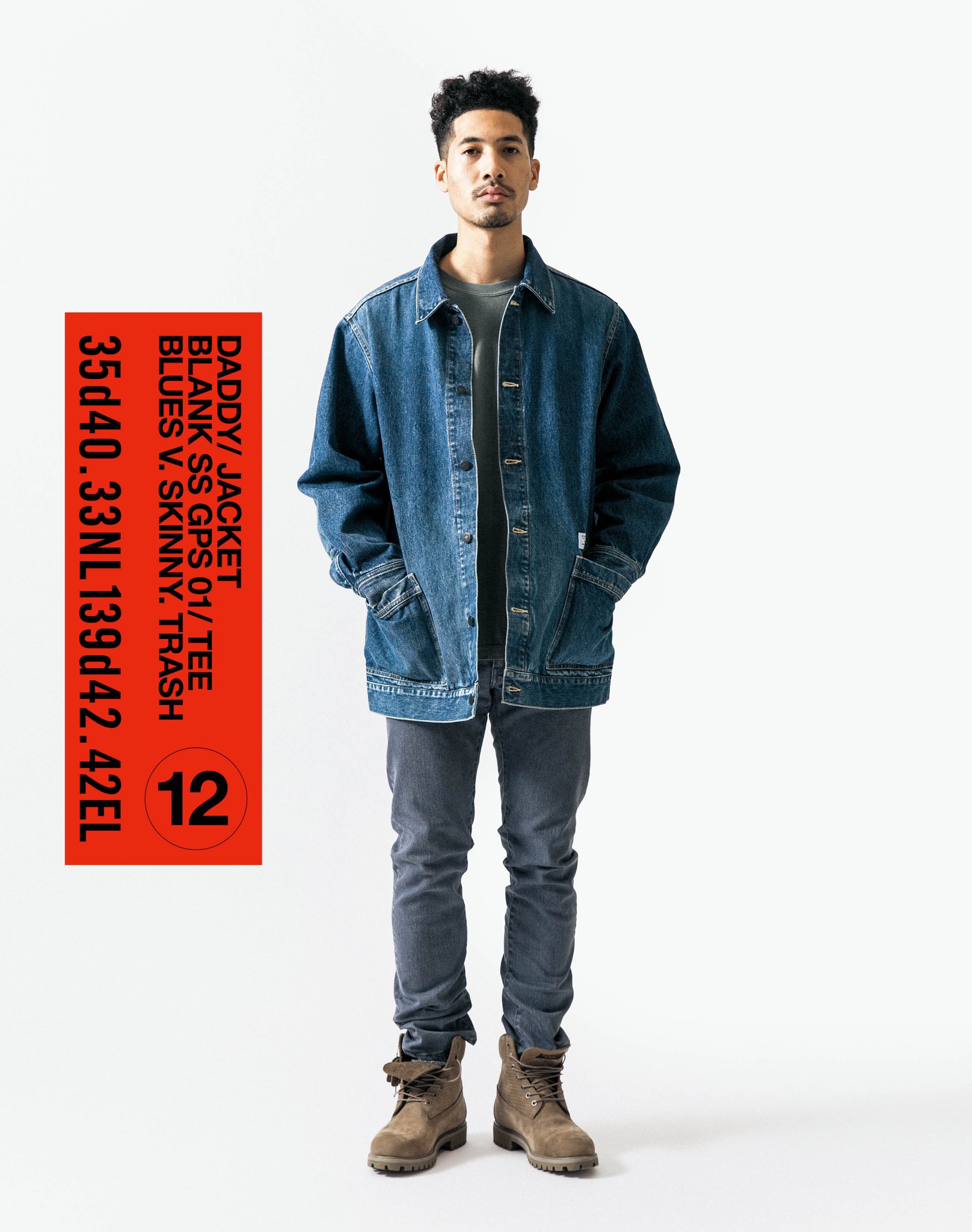 WTAPS BLUES VERY SKINNY TRASH-