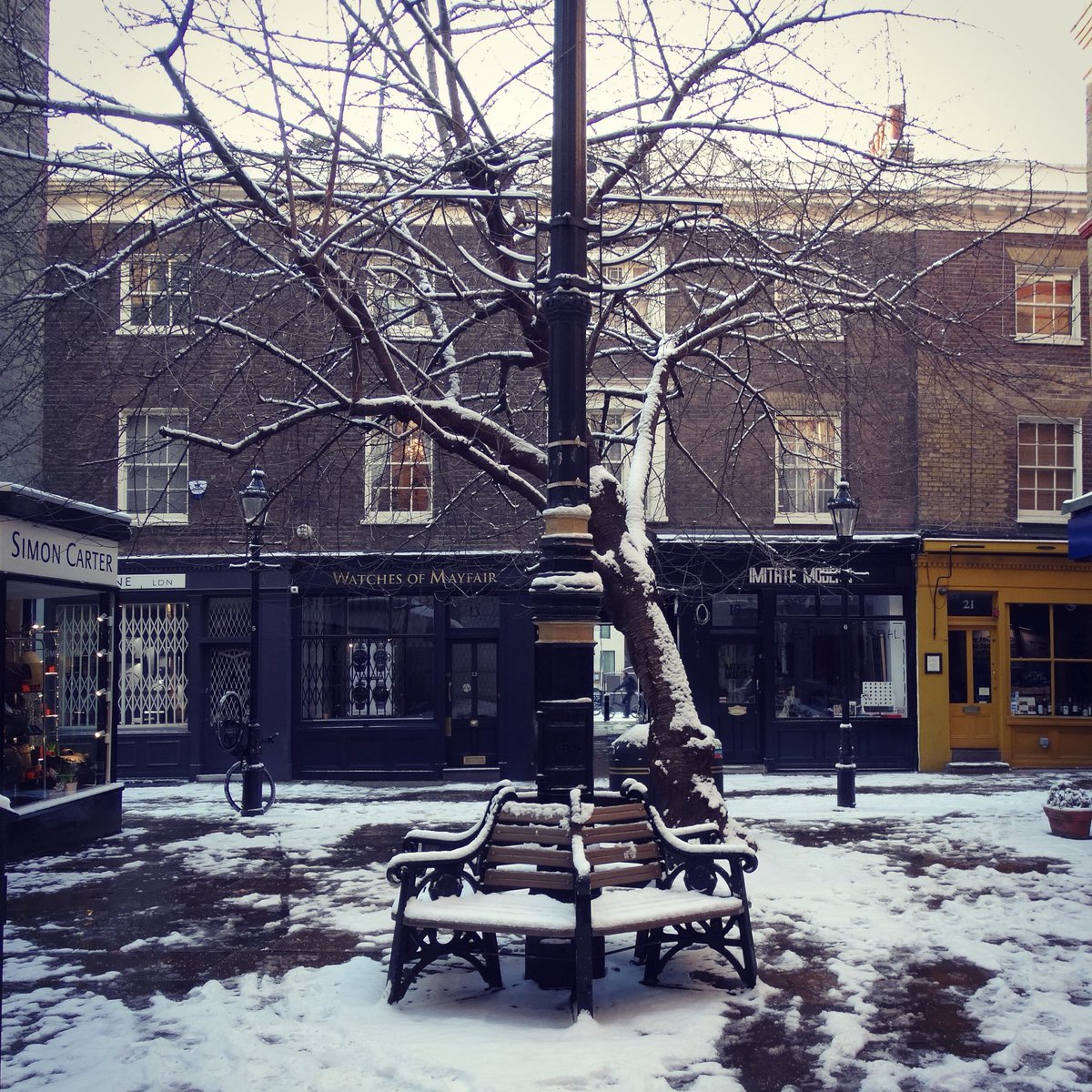 Good morning from our snowy market!