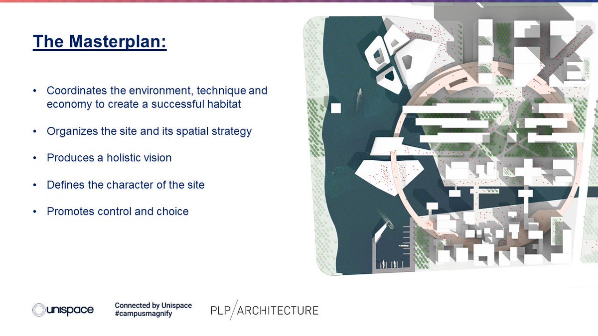 unispaceglobal's tweet image. A holistic vision, characteristics of site and organisation of space will lead toward the ideal campus masterplan. #CampusMagnify #PLPArchitecture #ThinkCreateMake