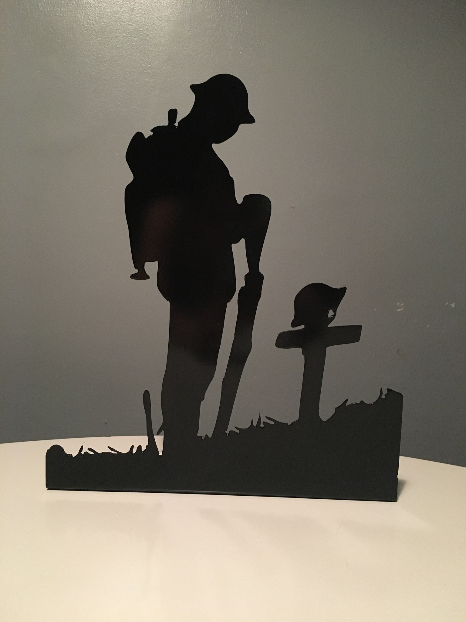 GD STEEL BELFAST on Twitter "WW1 Steel soldier silhouette