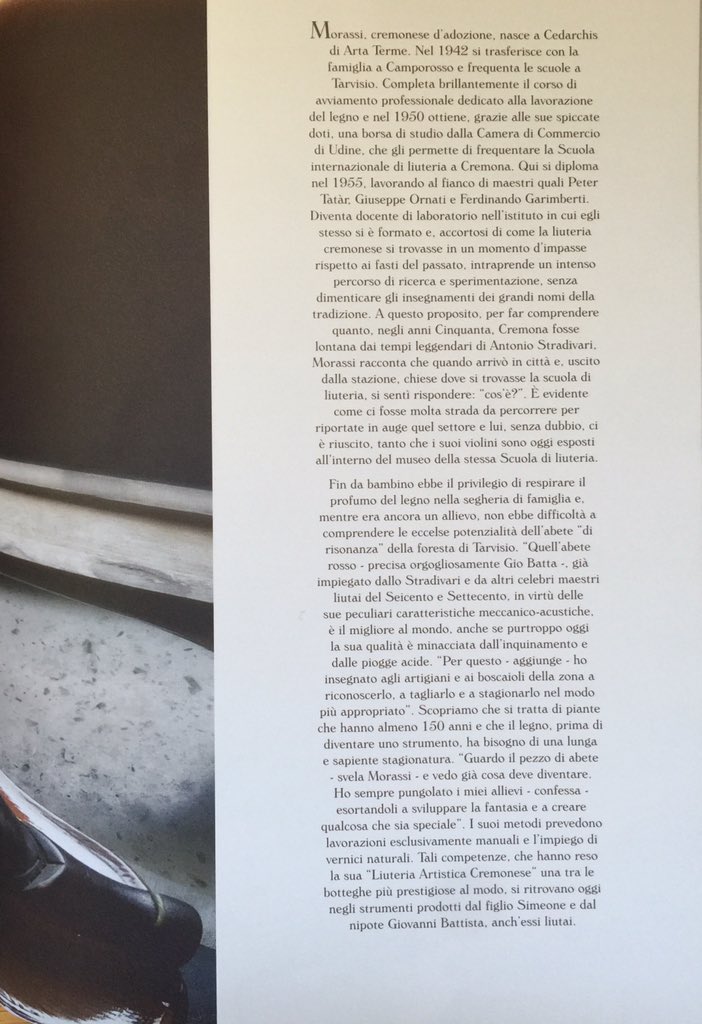 Flavia_Virilli's tweet photo. Ciao Maestro. Voglio ricordarti così, quando mi accogliesti nella tua casa di #Tarvisio. Mi raccontasti di te con l'umiltà dei grandi, mentre le tue rare doti ti avevano già consegnato alla storia. R.I.P. Gio Batta #Morassi #Liuteria #Cremona #MangiaVino @AisFvg @FVGlive https://t.co/h7W8lF1g2h