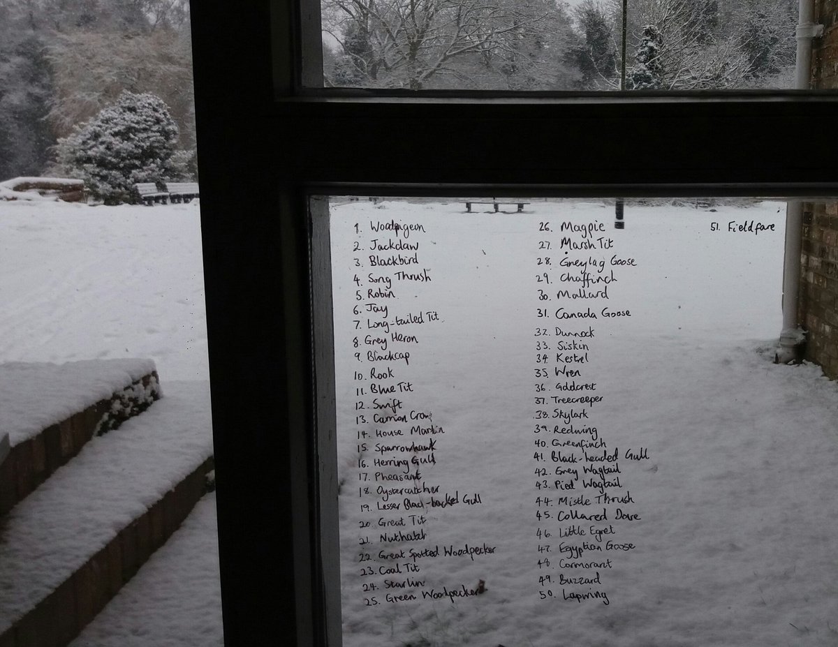 Mine and <a href="/PAStancliffe/">Paul Stancliffe</a>'s <a href="/_BTO/">BTO</a> window list works best on white! Latest two additions both thanks to the weather.