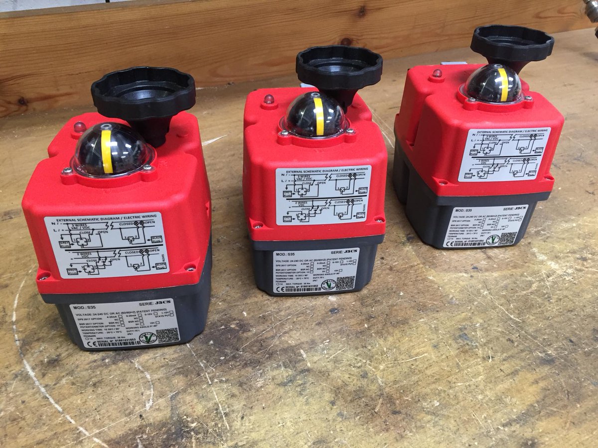 One of our new product lines is the J+J range of smart electric actuators. Here are three units ready for dispatch to one of our food processing customers. Get in touch with one of our experts for advice on your application. 01246220070
sales@vandpsolutions.com
<a href="/jjautomation1/">J+J Automation</a>