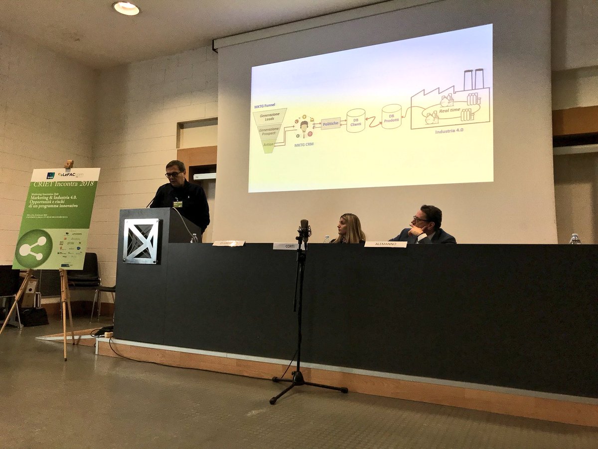 #Industry40 #criet #easme opportunità e rischi di Industria 4.0 @ Milano Bicocca