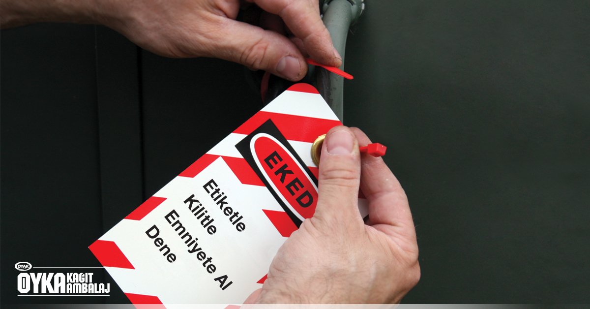 OYKA’da uygulamaya alınan EKED (Etiketle, Kilitle, Emniyete Al, Dene) sistemi ile önceliğimiz olan güvenli ortamlarda çalışma konusunda bir adım daha atıldı.