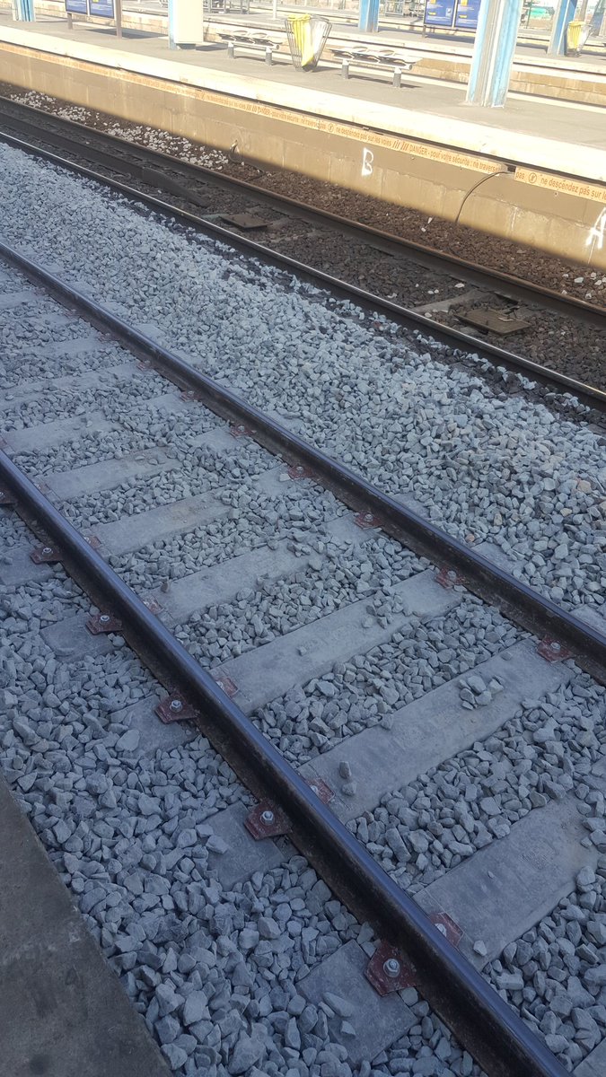 Un avant/Après en gare de Noisy-le-sec sur le <a href="/RERE_SNCF/">RER E</a> : 350 metres de renouvellement de la voie et du ballast par les équipes <a href="/SNCFReseau/">SNCF Réseau</a>! #LeReseauAvanceIDF