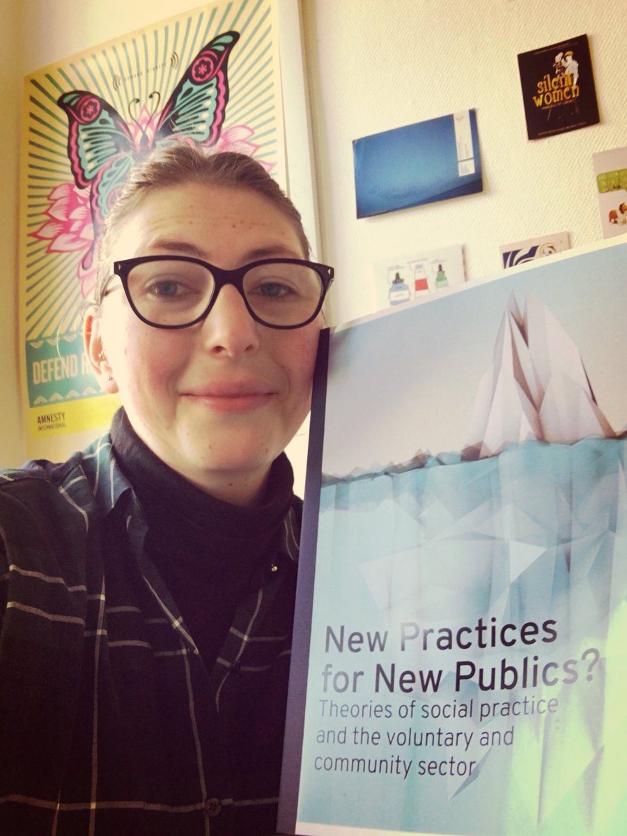 ceri_shine's tweet photo. Insightful new book from #esrc funded seminar series @newpractices16 is here - got myself a hard copy to treasure! Co-written between academic and VCS partners. Available as free e-book: https://t.co/55TKR7bnHz #newpractices #newpublics https://t.co/E5ALKjJKkZ