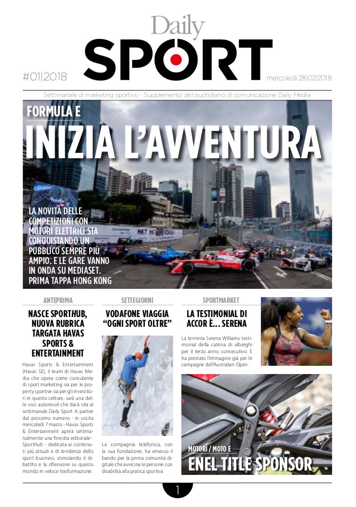 #01/2018 #dailysport #sporthub #FormulaE #Marketing