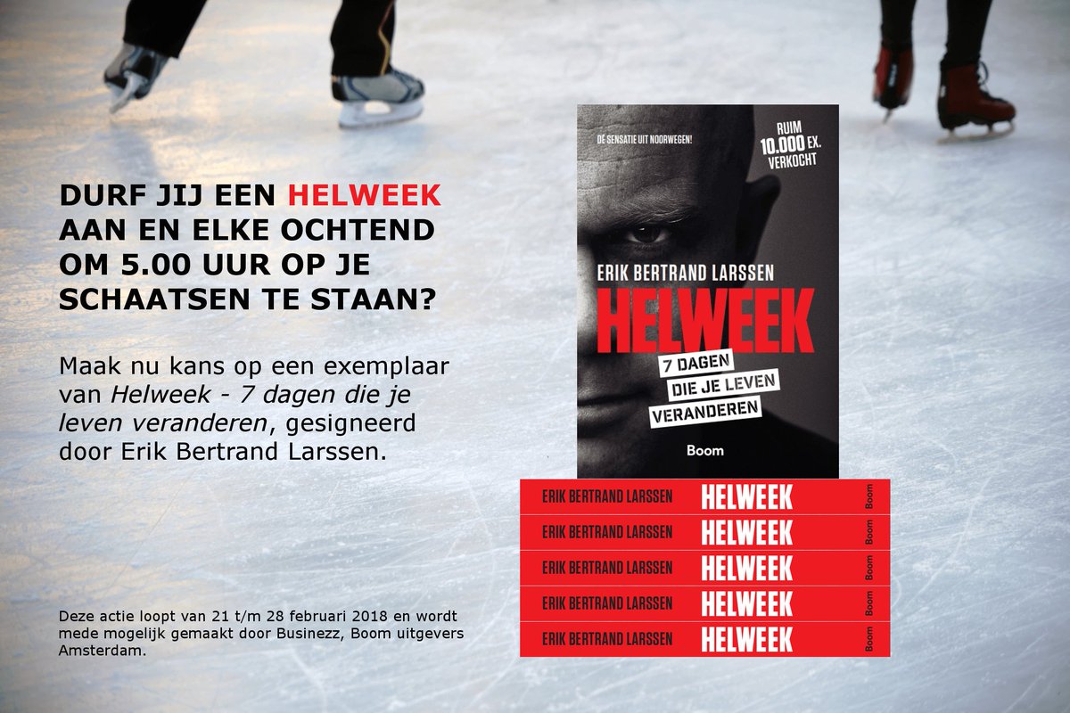 LAATSTE KANS! Maak alleen vandaag nog kans op een gesigneerd exemplaar van 'Helweek - 7 dagen die je leven veranderen'. ow.ly/mA5e30iFaZZ