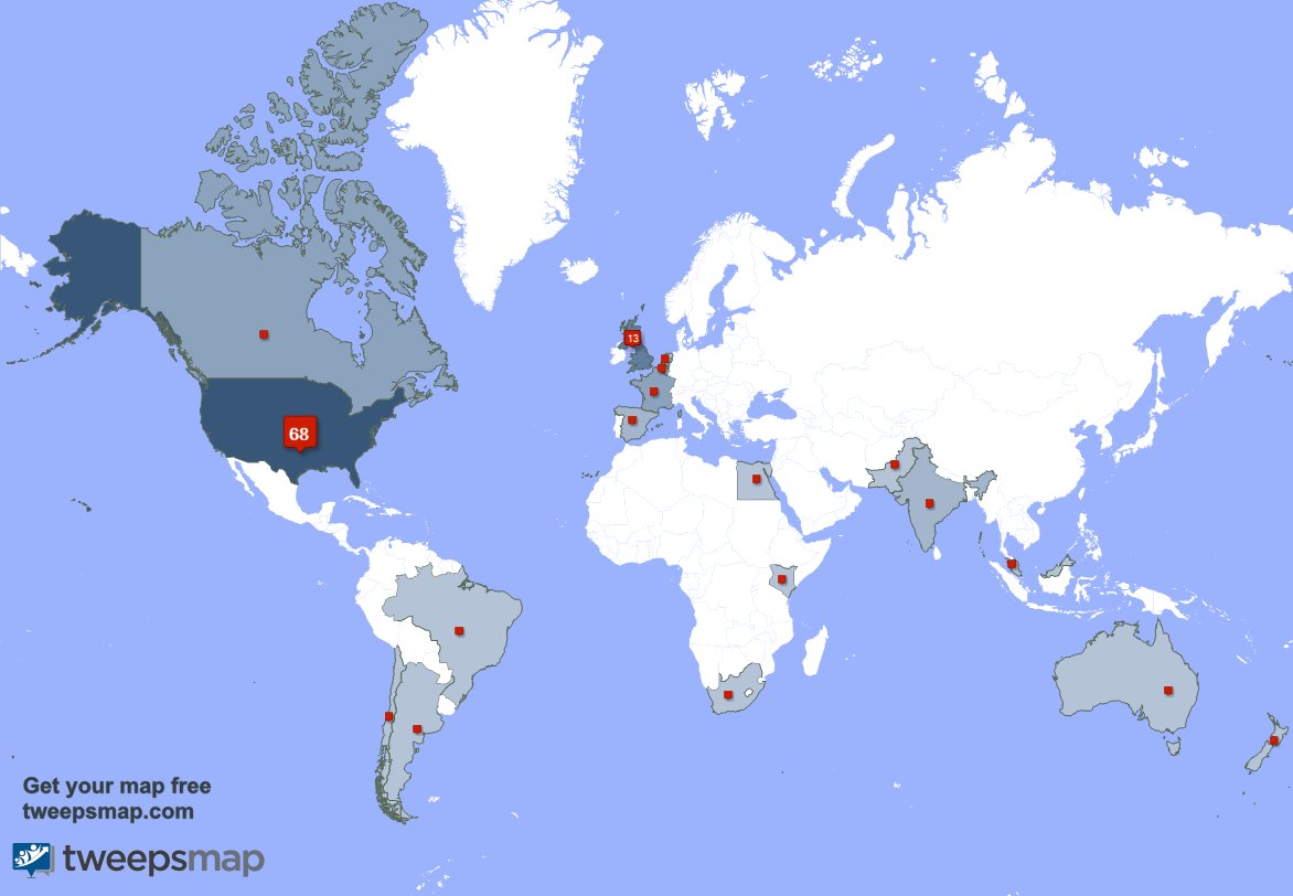 flextofunction's tweet image. My followers live in USA (63%), UK.(12%)... Get your map: tweepsmap.com/!flextofunction