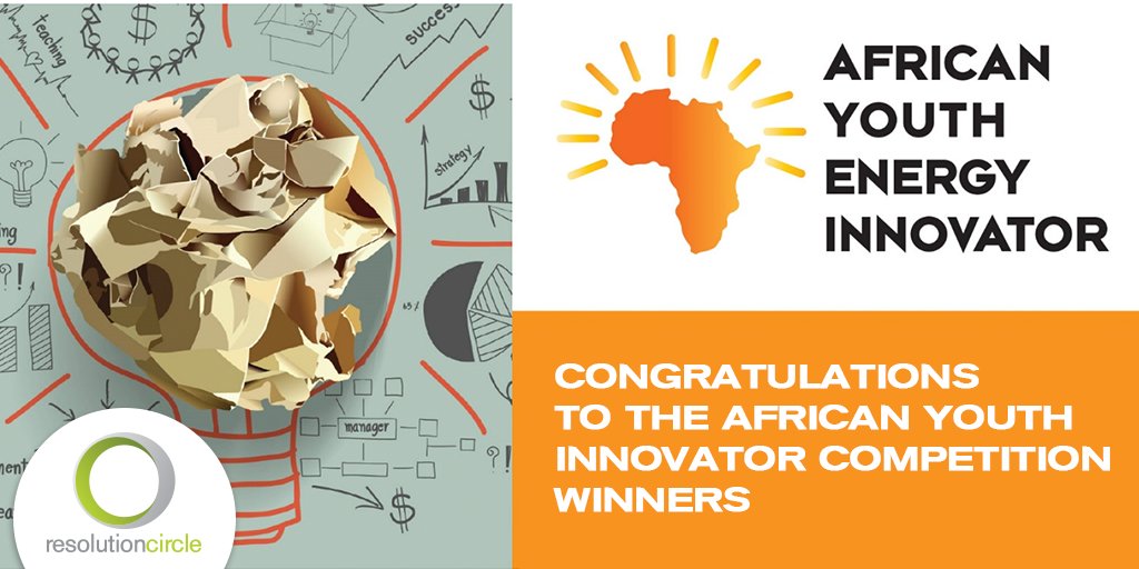 Res_Circle's tweet photo. To Matthew Wainwright, Tichaona Matte, and Amartei Kisseih, your innovative resolutions on energy are awesome. Our circle is proud to work on them with you. #AEI2018 https://t.co/7gS1NPmjrJ