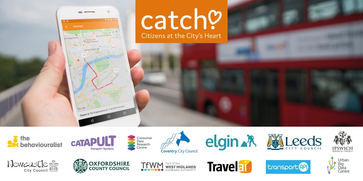 TSCatapult's tweet photo. On the 13th March we will be showcasing Catch! a collaborative project to create a state of the art, real time, crowdsourcing data service to provide transport professionals with data to solve transport problems- Find out how to join us here: https://t.co/I2btOtY8pY https://t.co/ecDmuCLm2v