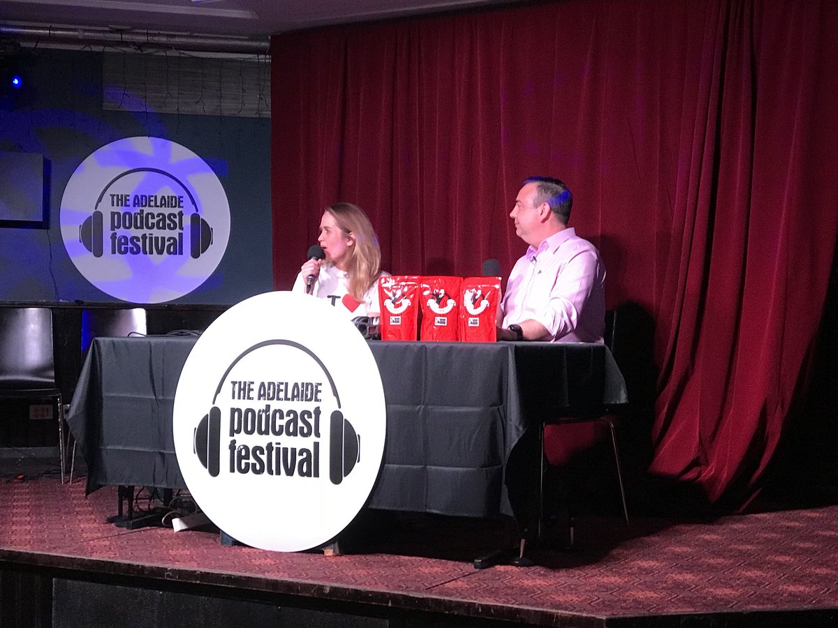 TheShowPBAFM's tweet photo. At #ADLPodfest https://t.co/a6GfHgEHOi
