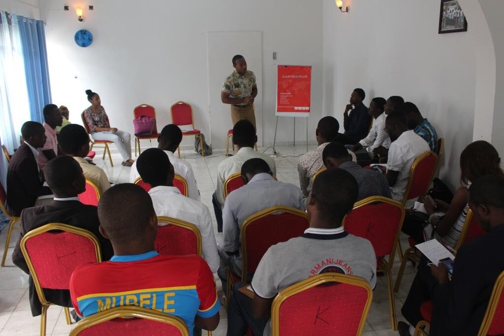 habariRDC's tweet image. Quelques images du dernier #CaféBlog sur la recherche des bourses d&apos;étude sur #Internet.