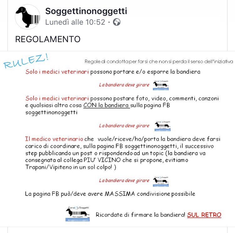 Sulla pagina fb " soggettinonoggetti"